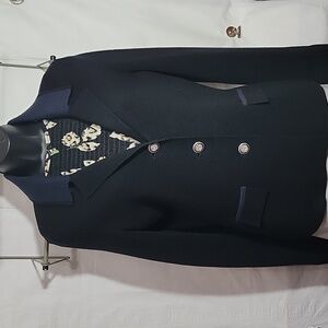 EUC Elie Tahari heavy knit tweed jacket.